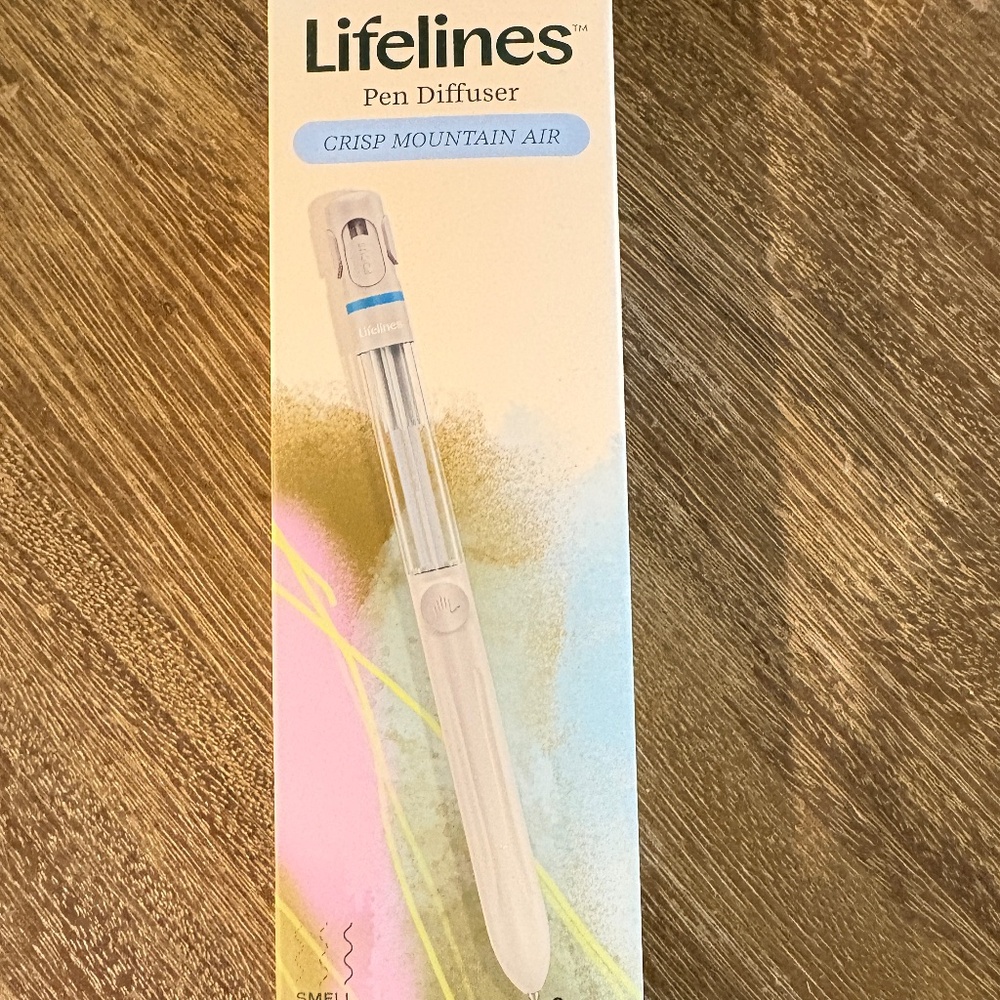 Lifelines Pen Diffuser, Crisp Mountain Air - 1mm Black Ballpoint Pen